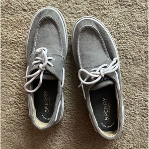 Men’s Grey Sperry Top-Sider Size 9 (worn maybe twice in excellent condition)